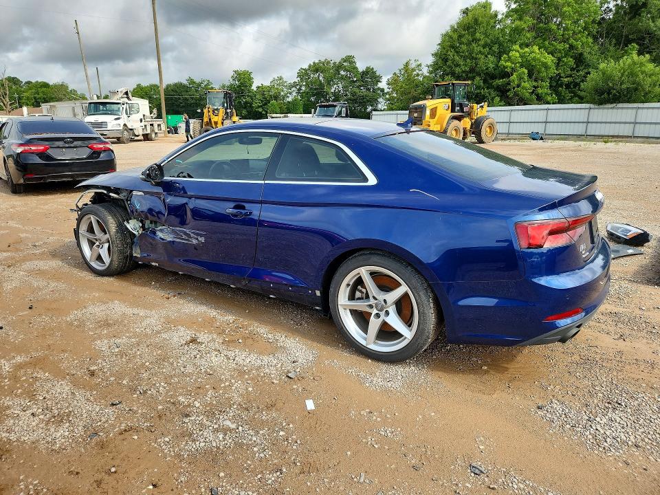 2018 Audi A5 VIN WAUTNAF56JA039398 COPART salvage auction — FRONT END, Al - Cert Of Title-Salvage Title, sold $250 on 2026-07-21 (photo 2)