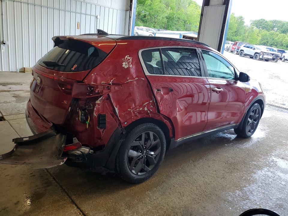 2020 Kia Sportage VIN KNDP6CAC3L7681127 COPART salvage auction — SIDE, Pa - Certificate Of Salvage, sold $3,800 on 2026-07-08 (photo 3)