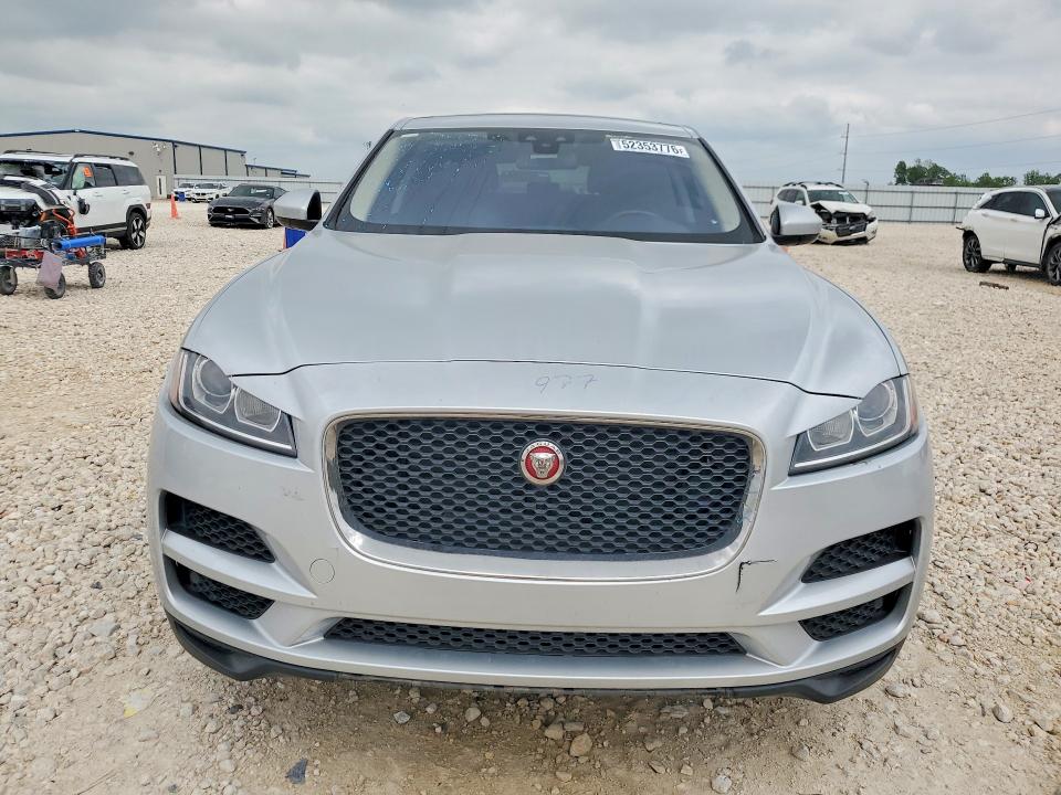 2018 Jaguar F-pace VIN SADCJ2GX2JA236903 COPART salvage auction — FRONT END, Tx - Salvage Vehicle Title, sold $2,550 on 2026-07-16 (photo 5)