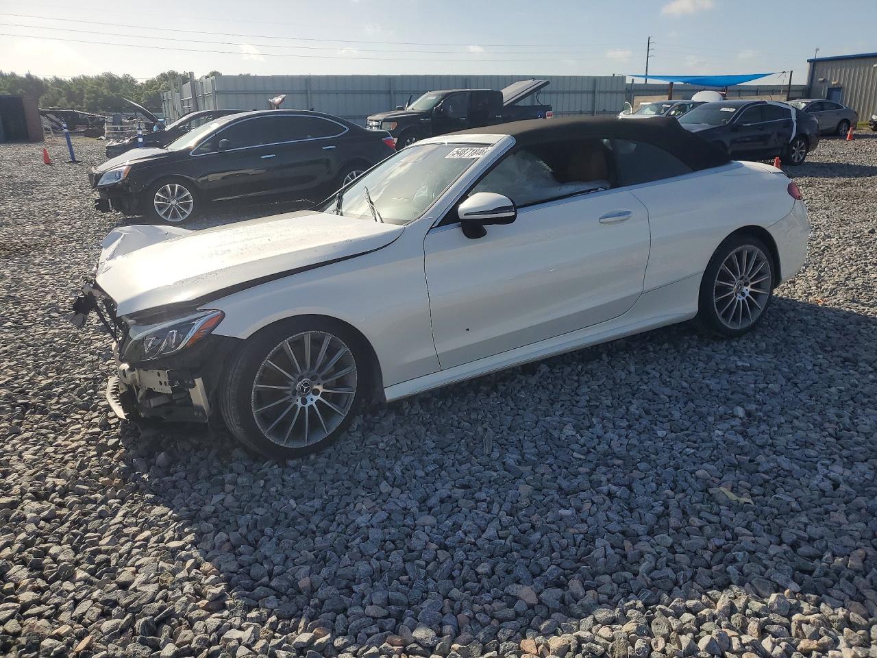 2017 Mercedes-Benz C-Class VIN WDDWK4JB9HF521809 COPART salvage auction — Front End, FL - CERT OF TITLE SLVG REBUILDABLE, sold $2,150 on 2026-06-30 (photo 1)