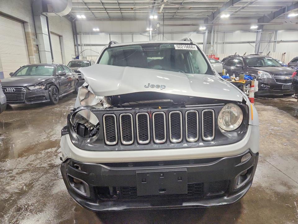 2017 Jeep VIN ZACCJBBB8HPF32879 COPART salvage auction — FRONT END, Mn - Cert Of Title-Prior Salvage, sold $700 on 2026-07-14 (photo 5)