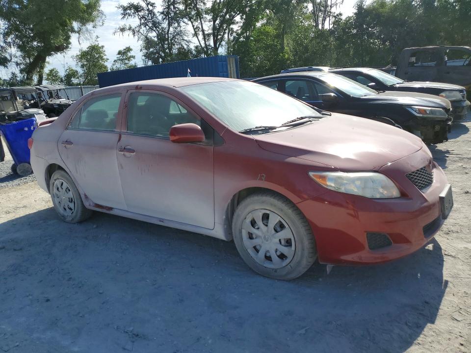 2009 Toyota Corolla VIN JTDBL40E39J046397 COPART salvage auction — FRONT END, FL - CERT OF TITLE SLVG REBUILDABLE, sold $1,000 on 2026-07-21 (photo 4)