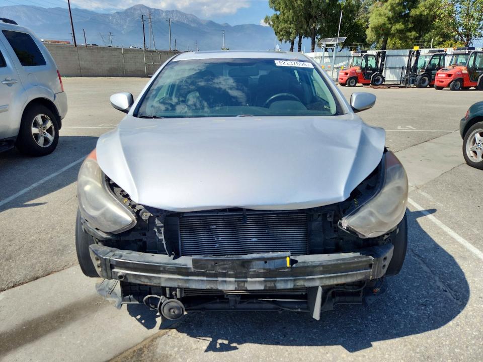 2011 Hyundai Elantra VIN KMHDH4AE8BU157844 COPART salvage auction — FRONT END, CA - SALVAGE CERTIFICATE, sold $975 on 2026-07-09 (photo 5)
