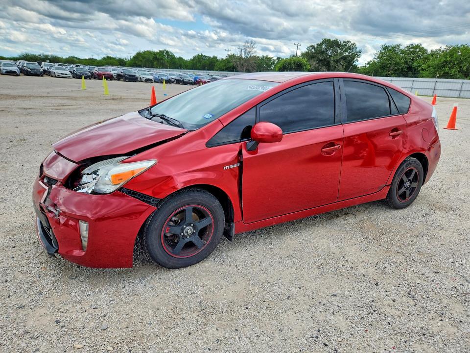 2012 Toyota Prius VIN JTDKN3DU6C5388593 COPART salvage auction — FRONT END, TX - SALVAGE VEHICLE TITLE, sold $950 on 2026-07-30 (photo 1)