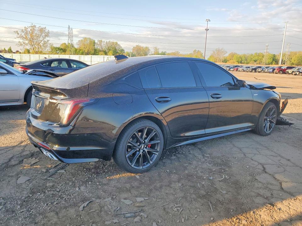 2025 Cadillac Ct5 VIN 1G6DV5RWXS0115427 COPART salvage auction — FRONT END, Mi - Cert Of Title-Salvage Vehicle, sold $16,500 on 2026-08-18 (photo 3)