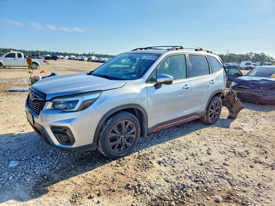 2021 Subaru Forester VIN JF2SKARC0MH499218 COPART salvage auction — REAR END, Tx - Salvage Vehicle Title, sold $5,000 on 2026-07-17 (photo 1)