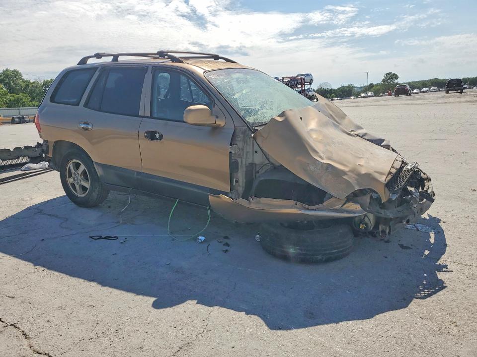 2002 Hyundai Santa fe VIN KM8SC13D12U261780 COPART salvage auction — FRONT END, Tn - Salvage Certificate, sold $250 on 2026-07-13 (photo 4)