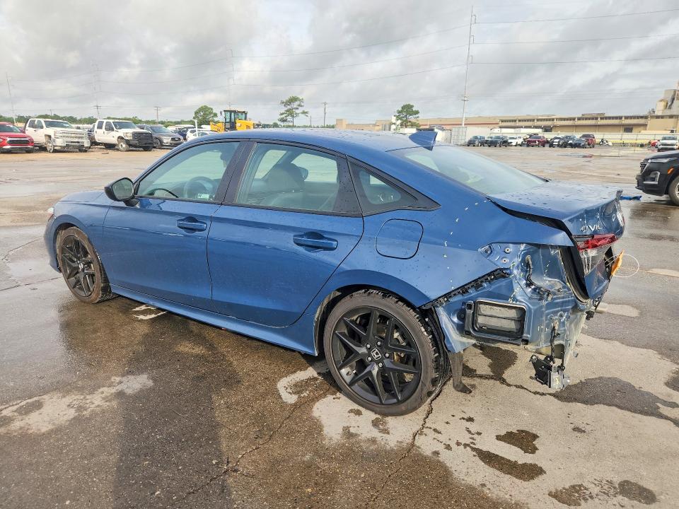 2025 Honda Civic VIN 2HGFE2F53SH593931 COPART salvage auction — REAR END, La - Cert Of Title-Salvage, sold $10,500 on 2026-07-29 (photo 2)