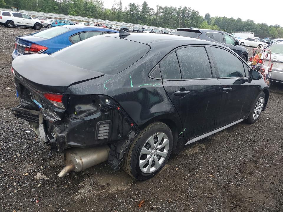 2021 Toyota Corolla VIN 5YFEPMAE7MP201876 COPART salvage auction — REAR END, Pa - Certificate Of Salvage, sold $325 on 2026-07-27 (photo 3)