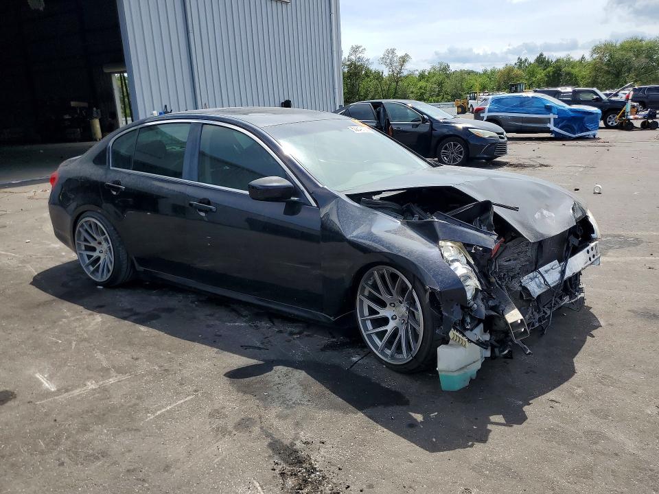 2012 Infiniti G VIN JN1CV6AP3CM620953 COPART salvage auction — FRONT END, Fl - Certificate Of Destruction, sold $1,300 on 2026-07-06 (photo 4)