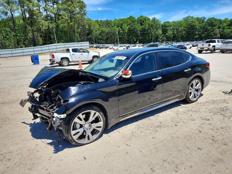 2017 Infiniti Q70 VIN JN1BY1PP0HM170473 COPART salvage auction — FRONT END, Nc - Salvage Certificate Of Title, sold $275 on 2026-07-24 (photo 1)