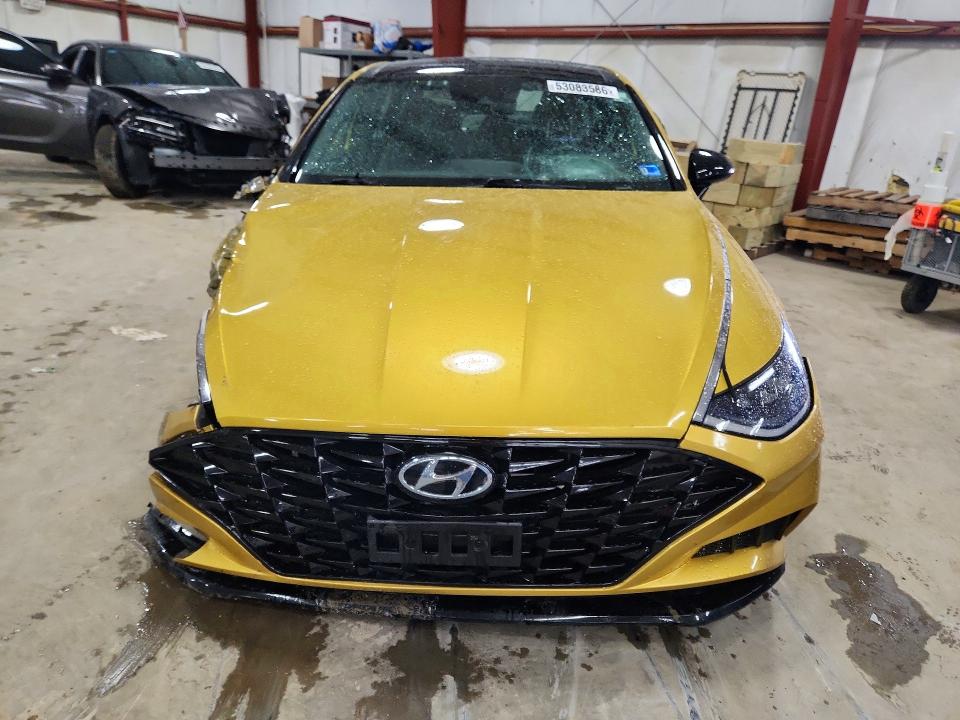 2021 Hyundai Sonata VIN 5NPEJ4J24MH113341 COPART salvage auction — FRONT END, MD - CERT OF SALVAGE > 75% DAMAGE, sold $2,350 on 2026-07-28 (photo 5)