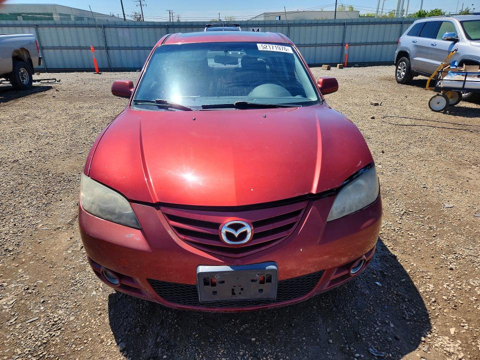 2006 Mazda 3 VIN JM1BK323361491520 COPART salvage auction — REAR END, IL - SALVAGE CERTIFICATE, sold $225 on 2026-07-17 (photo 5)