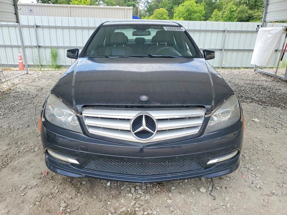 2011 Mercedes-benz C-klasse VIN WDDGF5EBXBF653011 COPART salvage auction — INTERIOR BURN, Ga - Cert Of Title-Salvage, sold $175 on 2026-07-28 (photo 5)