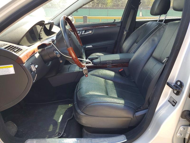2007 Mercedes-benz S-klasse VIN WDDNG86X47A147808 COPART salvage auction — REAR END, Id - Salvage Certificate Of Title, sold $2,000 on 2026-07-07 (photo 7)