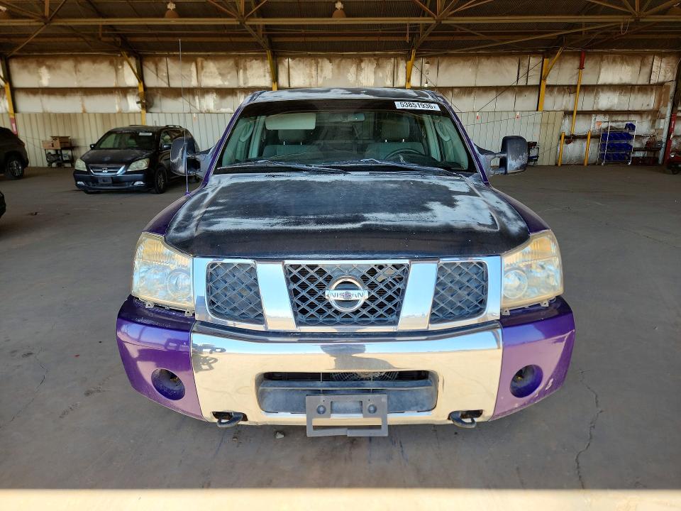 2006 Nissan TITAN VIN 1N6AA07A76N506658 COPART salvage auction — MECHANICAL, Az - Certificate Of Title, sold $1,000 on 2026-07-08 (photo 5)