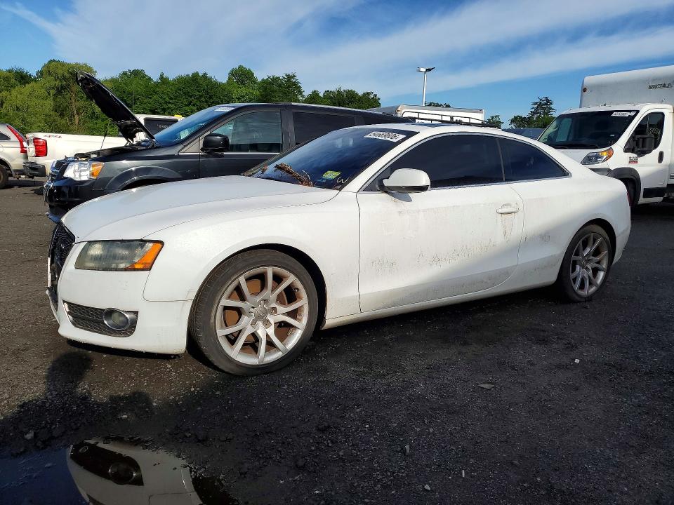 2012 Audi A5 VIN WAULFAFR3CA037496 COPART salvage auction — FRONT END, Wv - Certificate Of Title, sold $1,500 on 2026-07-09 (photo 1)