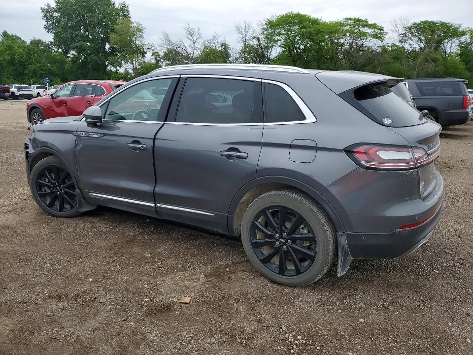 2021 Lincoln Nautilus VIN 2LMPJ8K97MBL17588 COPART salvage auction — FRONT END, Ia - Cert Of Title-Salvage Title, sold $8,300 on 2026-07-03 (photo 2)