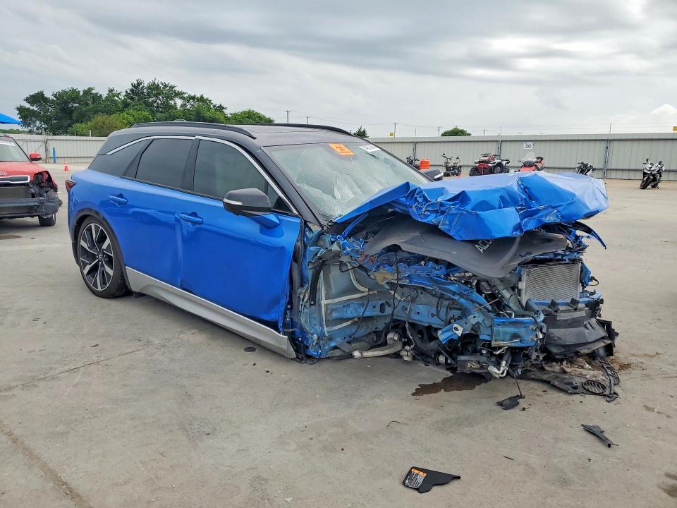 2024 Acura Zdx VIN 4W5XHPRL9RZ500537 COPART salvage auction — FRONT END, Tx - Salvage Vehicle Title, sold $3,750 on 2026-07-02 (photo 4)