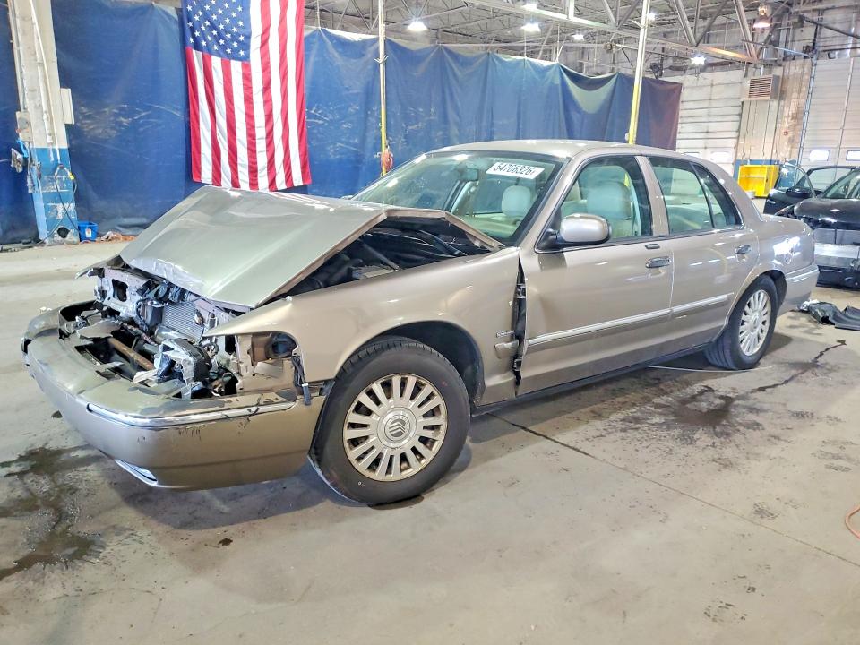 2006 Mercury Grand marquis VIN 2MEHM75V06X606508 COPART salvage auction — FRONT END, MI - CERTIFICATE OF TITLE, sold $800 on 2026-07-10 (photo 1)