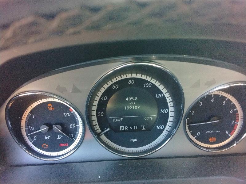 2011 Mercedes-benz C class VIN WDDGF8BB6BR170250 COPART salvage auction — HAIL, TX - CERTIFICATE OF TITLE, sold $825 on 2026-07-23 (photo 9)