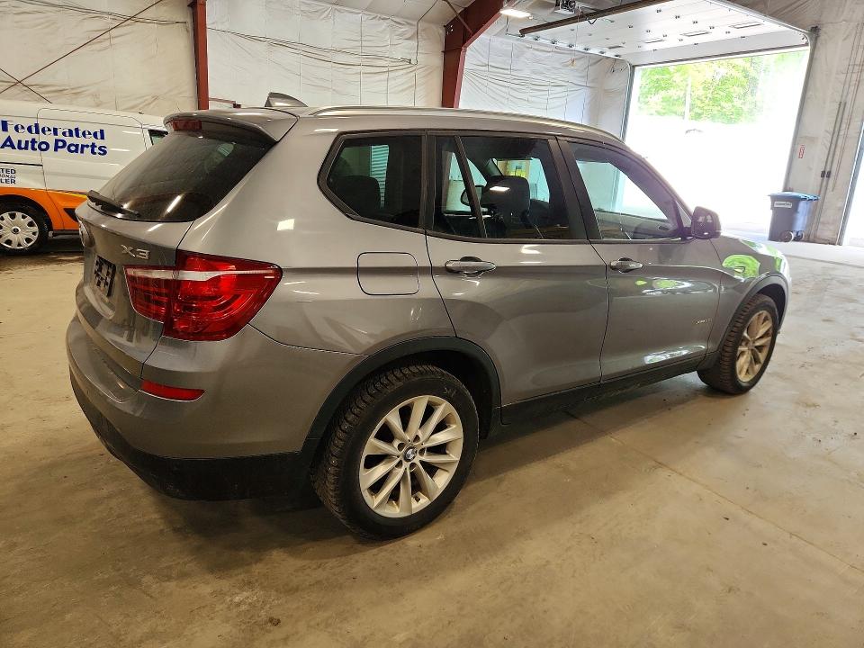 2016 BMW X3 VIN 5UXWX9C54G0D65214 COPART salvage auction — MINOR DENT/SCRATCHES, Vt - Certificate Of Title, sold $3,900 on 2026-07-13 (photo 3)