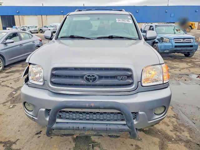2001 Toyota Sequoia VIN 5TDBT48A11S048349 COPART salvage auction — FRONT END, Oh - Cert Of Title-Salvage, sold $675 on 2026-07-07 (photo 5)