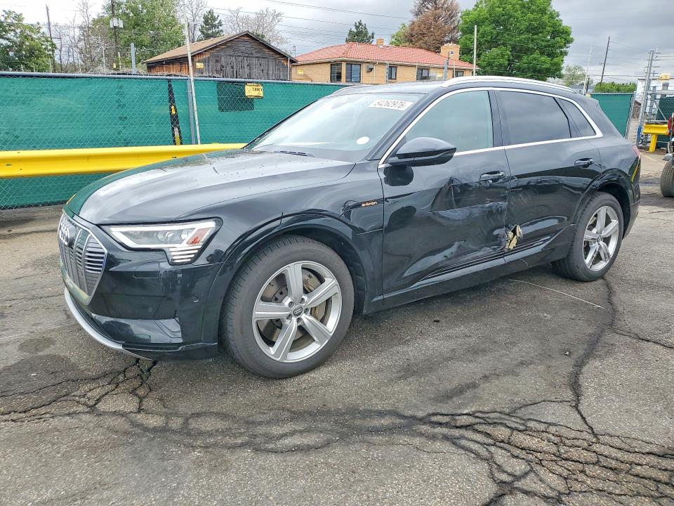 2019 Audi E-tron VIN WA1VAAGE0KB020535 COPART salvage auction — SIDE, Co - Public - Salvage Title, sold $8,800 on 2026-07-23 (photo 1)