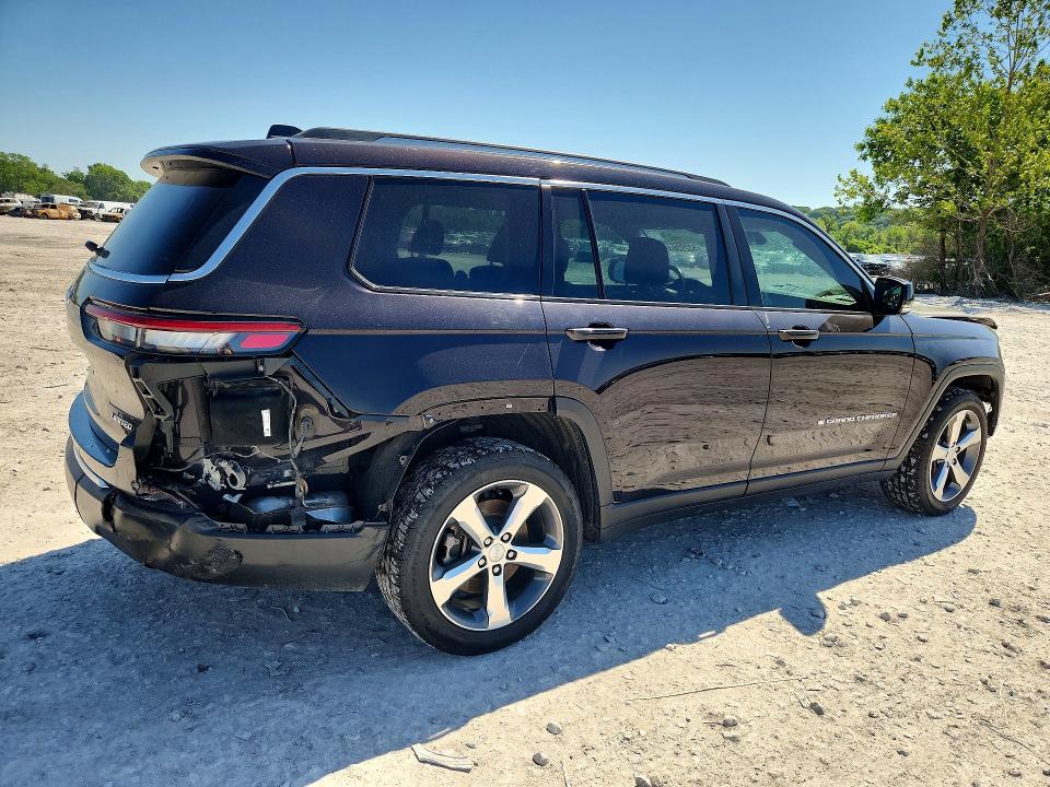 2022 Jeep Cherokee VIN 1C4RJJBG9N8581785 COPART salvage auction — FRONT END, Mi - Certificate Of Title (P), sold $10,200 on 2026-07-28 (photo 3)