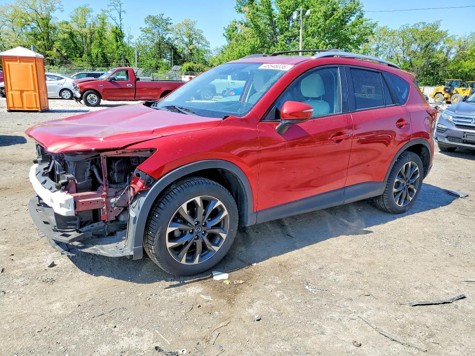 2016 Mazda Cx-5 VIN JM3KE4DY5G0604324 COPART salvage auction — FRONT END, Md - Cert Of Salvage < 75% Damage, sold $3,150 on 2026-07-28 (photo 1)