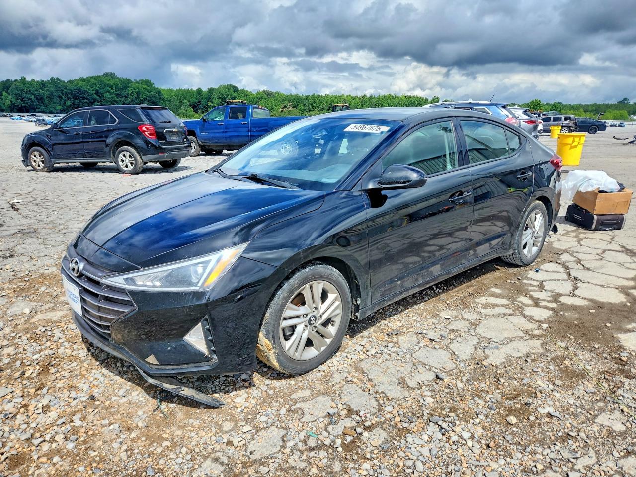 2019 Hyundai Elantra VIN 5NPD84LF1KH427954 COPART salvage auction — Front End, TN - SALVAGE CERTIFICATE, sold $1,900 on 2026-07-09 (photo 1)