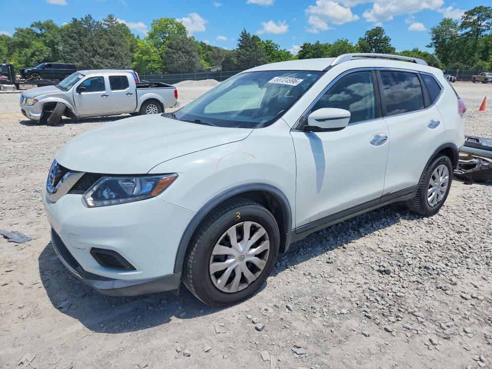 2016 Nissan Rogue VIN KNMAT2MT8GP708610 COPART salvage auction — REAR END, Tn - Salvage Certificate, sold $1,250 on 2026-07-02 (photo 1)