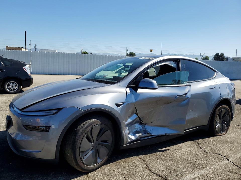 2026 Tesla Model y VIN 7SAYGDED7TF416136 COPART salvage auction — SIDE, Ca - Salvage Certificate, sold $18,000 on 2026-07-17 (photo 1)