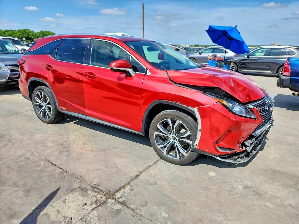2021 Lexus Rx 450h VIN JTJHGKFA1M2021389 COPART salvage auction — FRONT END, Tx - Cert Of Title-Rebuilt Salvage, sold $11,700 on 2026-07-09 (photo 4)