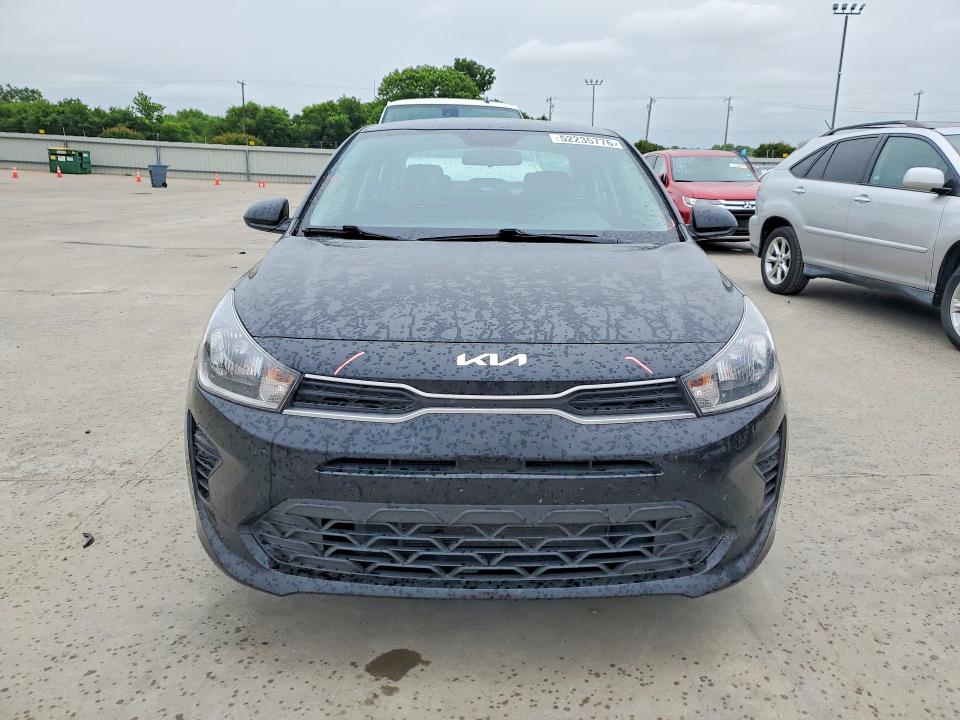 2023 Kia Rio VIN 3KPA24AD1PE598107 COPART salvage auction — REAR END, Tx - Salvage Vehicle Title, sold $4,400 on 2026-07-09 (photo 5)