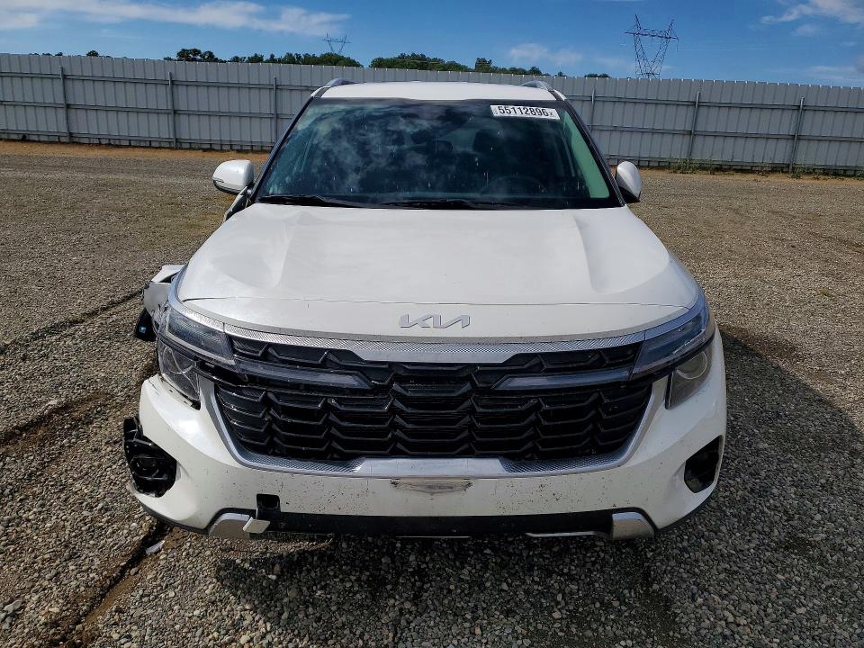 2024 Kia Seltos VIN KNDER2AAXR7649226 COPART salvage auction — FRONT END, Salvage Title, sold $7,200 on 2026-07-17 (photo 5)