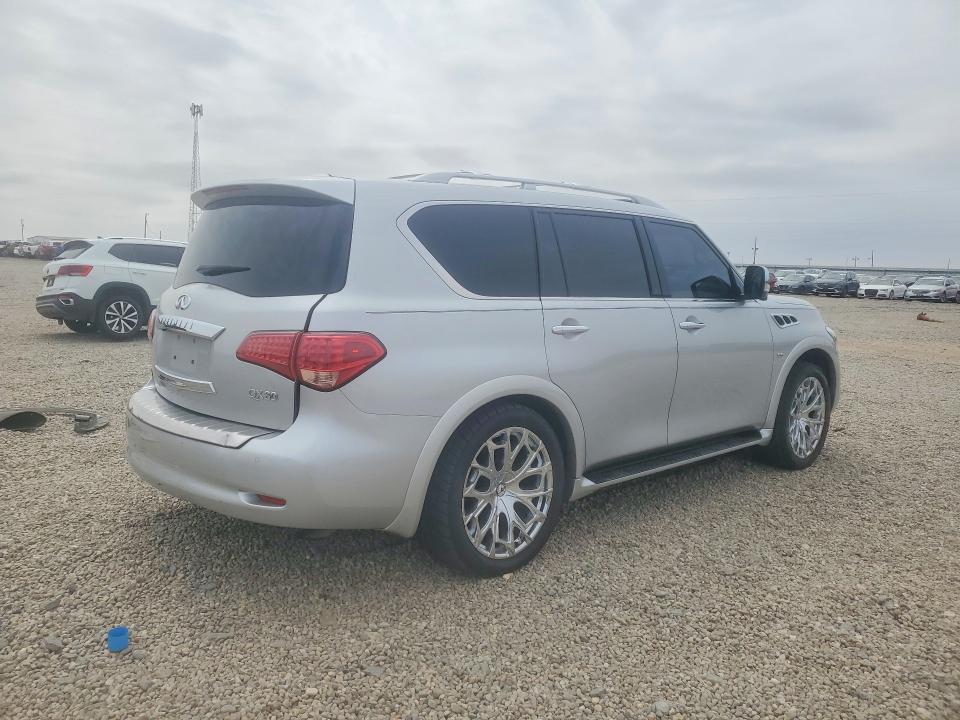 2017 Infiniti VIN JN8AZ2NE0H9153970 COPART salvage auction — REAR END, Tx - Salvage Vehicle Title, sold $3,550 on 2026-07-14 (photo 3)