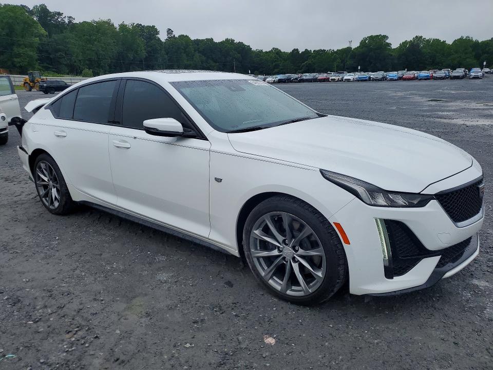 2020 Cadillac Ct5 VIN 1G6DP5RK3L0111597 COPART salvage auction — REAR END, Nc - Salvage Certificate Of Title, sold $7,700 on 2026-07-22 (photo 4)
