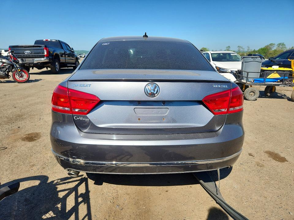 2014 Volkswagen Passat VIN 1VWCN7A38EC010178 COPART salvage auction — REAR END, Pa - Cert Of Title (P), sold $3,450 on 2026-07-24 (photo 6)