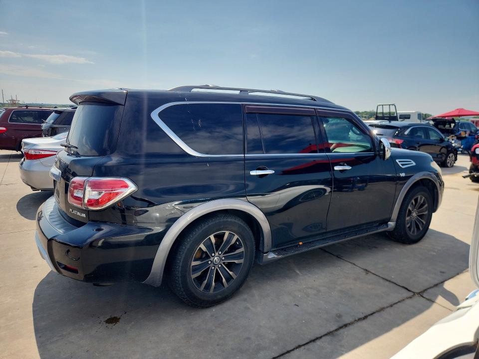2017 Nissan Armada VIN JN8AY2ND4H9009106 COPART salvage auction — SIDE, Tx - Salvage Vehicle Title, sold $4,500 on 2026-07-02 (photo 3)
