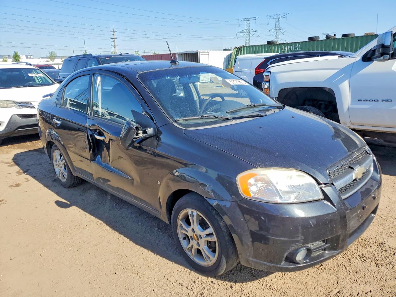 2009 Chevrolet Aveo VIN KL1TG56EX9B327328 COPART salvage auction — Side, AZ - CERT OF TITLE - SALVAGE, sold $675 on 2026-07-07 (photo 4)
