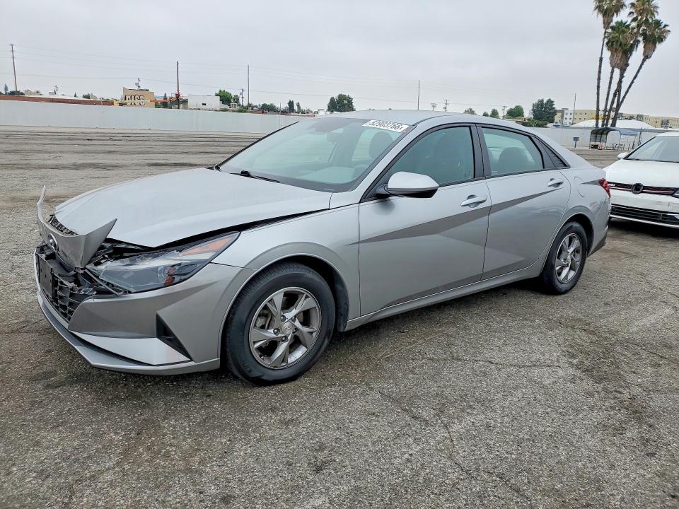 2021 Hyundai Elantra VIN 5NPLL4AG5MH014430 COPART salvage auction — FRONT END, Id - Salvage Certificate Of Title, sold $150 on 2026-07-24 (photo 1)