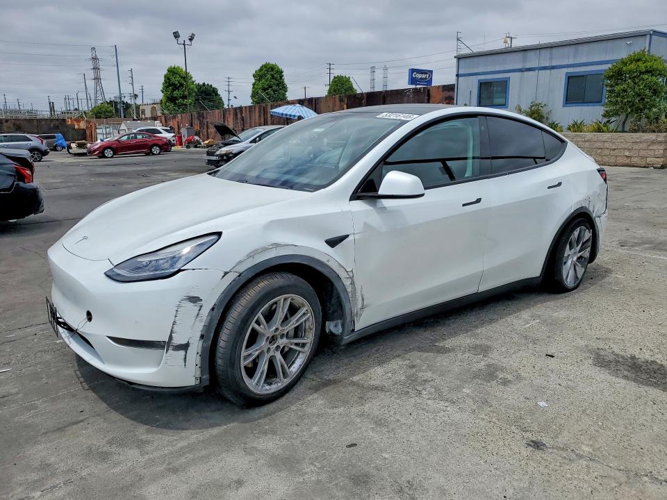 2020 Tesla Model y VIN 5YJYGDEE0LF031894 COPART salvage auction — FRONT END, Ca - Salvage Certificate, sold $8,500 on 2026-07-08 (photo 1)
