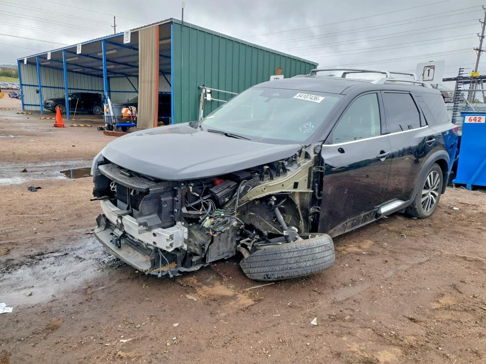 2025 Nissan Pathfinder VIN 5N1DR3DG4SC280356 COPART salvage auction — FRONT END, Co - Salvage Title, sold $9,200 on 2026-07-29 (photo 1)