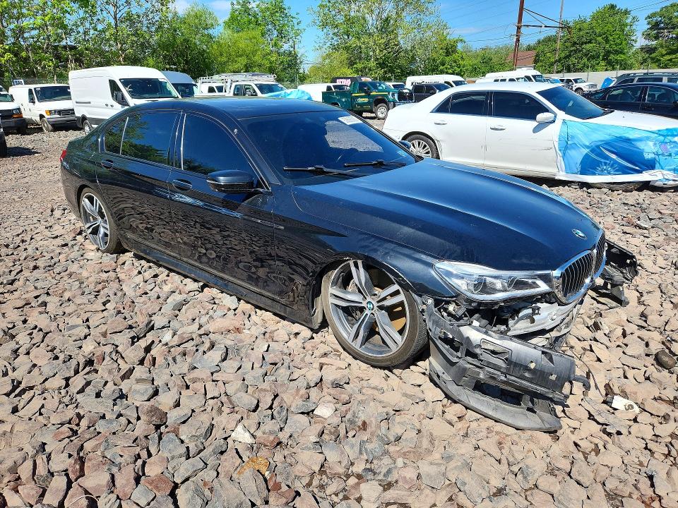 2016 BMW 7er VIN WBA7F0C51GGM20854 COPART salvage auction — FRONT END, Pa - Certificate Of Salvage, sold $4,800 on 2026-07-27 (photo 4)