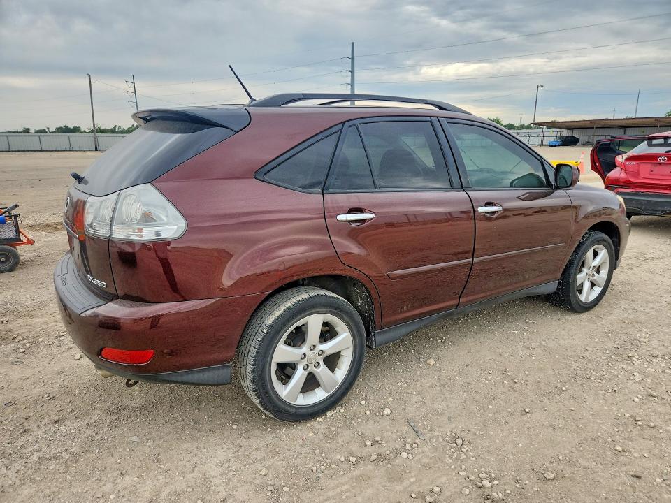 2008 Lexus Rx 350 VIN JTJGK31U680011945 COPART salvage auction — Burn Engine, TX - SALVAGE VEHICLE TITLE (P), sold $1,100 on 2026-07-15 (photo 3)