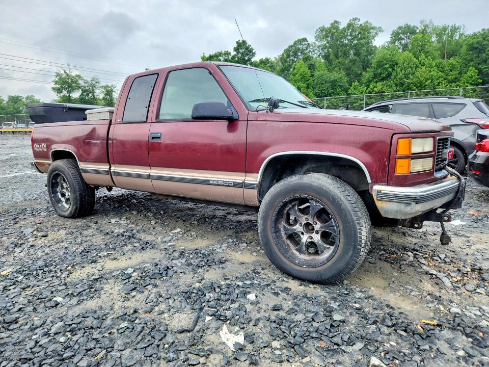 1998 Gmc SIERRA VIN 2GTEK19R4W1503681 COPART salvage auction — UNDERCARRIAGE, Md - Certificate Of Title, sold $525 on 2026-07-09 (photo 4)