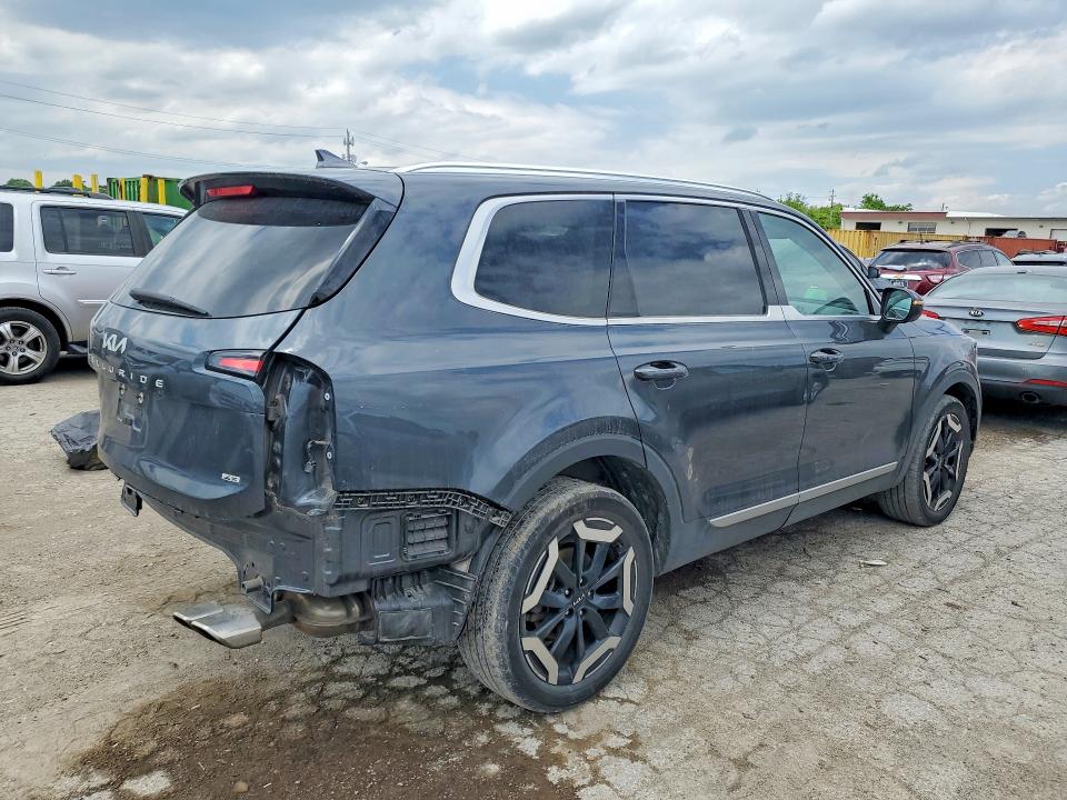 2023 Kia Telluride VIN 5XYP3DGC7PG381587 COPART salvage auction — REAR END, IN - CERT OF TITLE-SALVAGE TITLE, sold $11,200 on 2026-07-10 (photo 3)