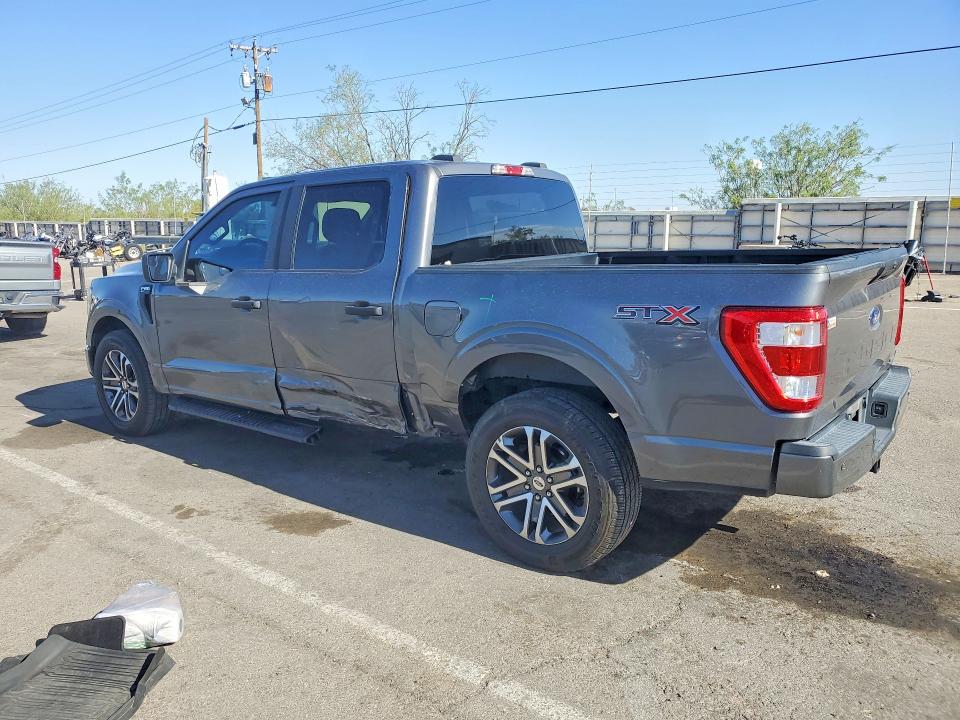 2021 Ford F-150 VIN 1FTEW1CP1MKE92261 COPART salvage auction — SIDE, Tx - Salvage Vehicle Title, sold $10,799 on 2026-07-31 (photo 2)