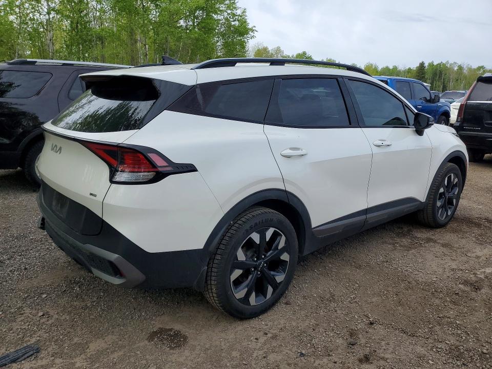 2023 Kia Sportage VIN KNDPUCAF9P7079564 COPART salvage auction — SIDE, On - Permit No Brand - Unfit, sold $9,900 on 2026-07-14 (photo 3)